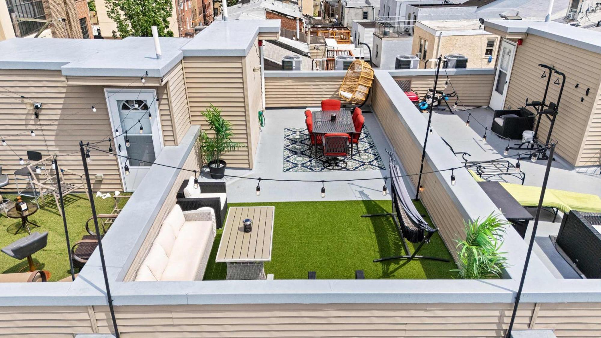 Brand New Dbl Unit Roofdeck Outdoor Patio Villa Philadelphia Exterior photo
