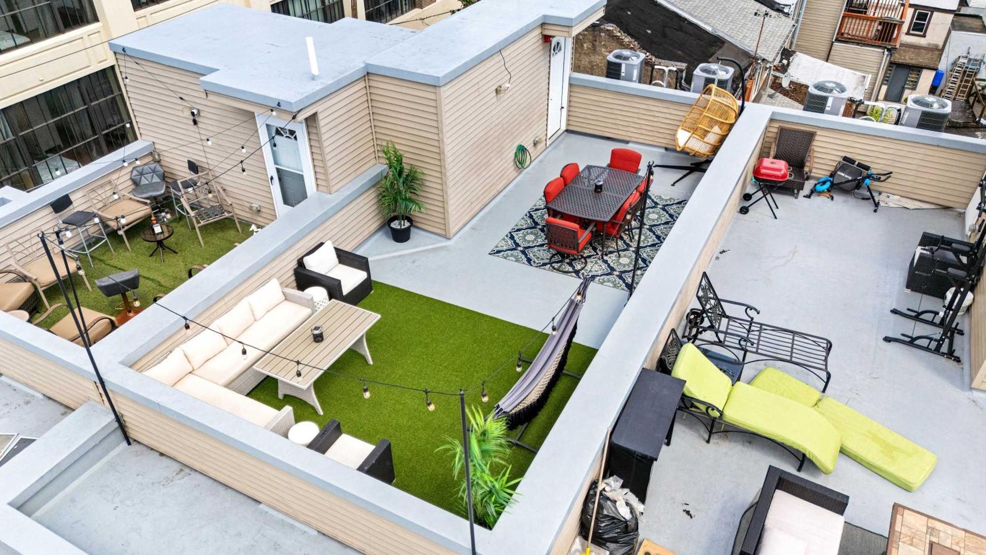 Brand New Dbl Unit Roofdeck Outdoor Patio Villa Philadelphia Exterior photo