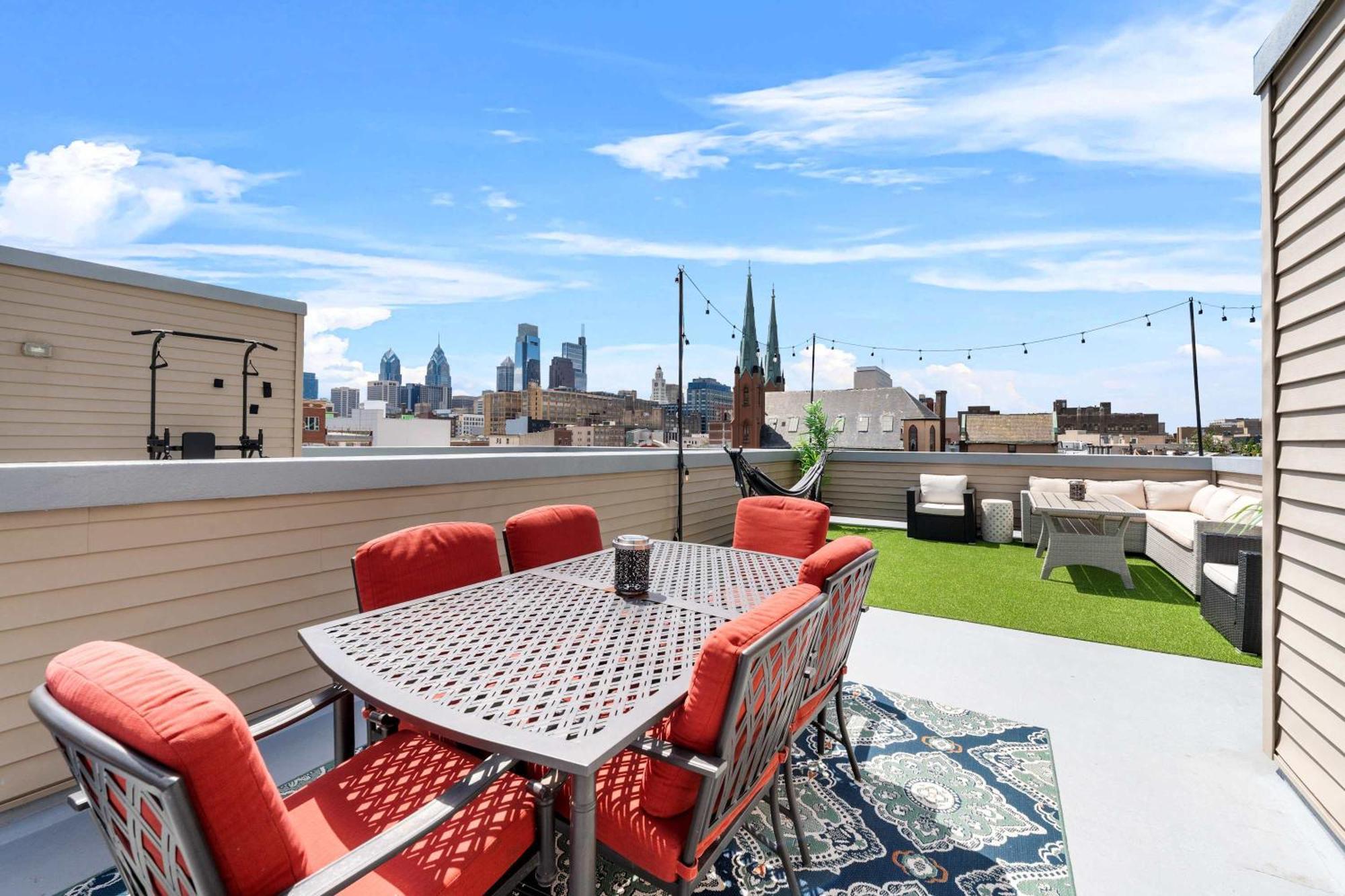 Brand New Dbl Unit Roofdeck Outdoor Patio Villa Philadelphia Exterior photo