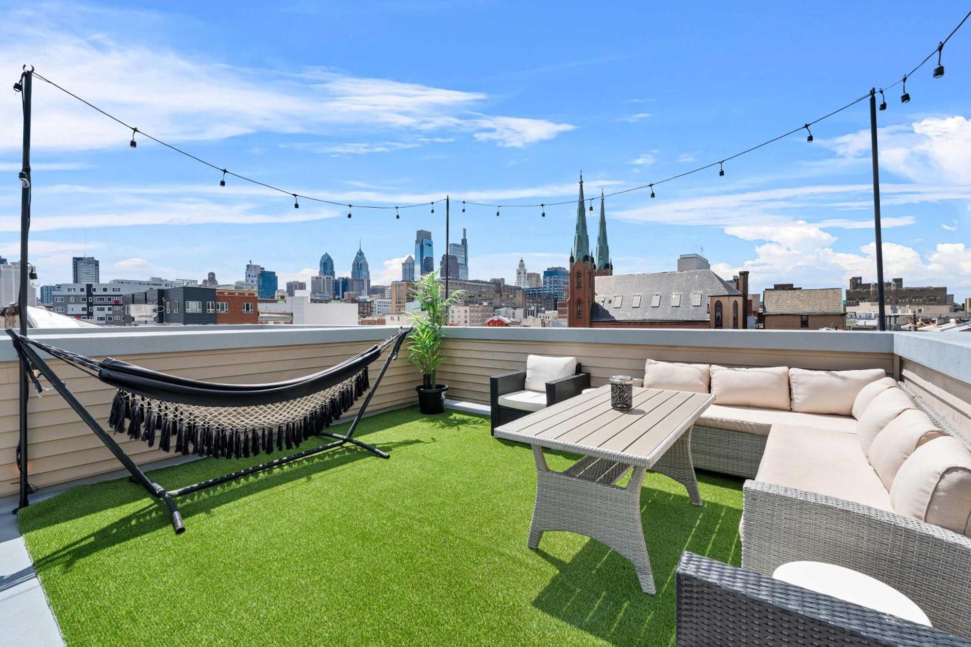 Brand New Dbl Unit Roofdeck Outdoor Patio Villa Philadelphia Exterior photo