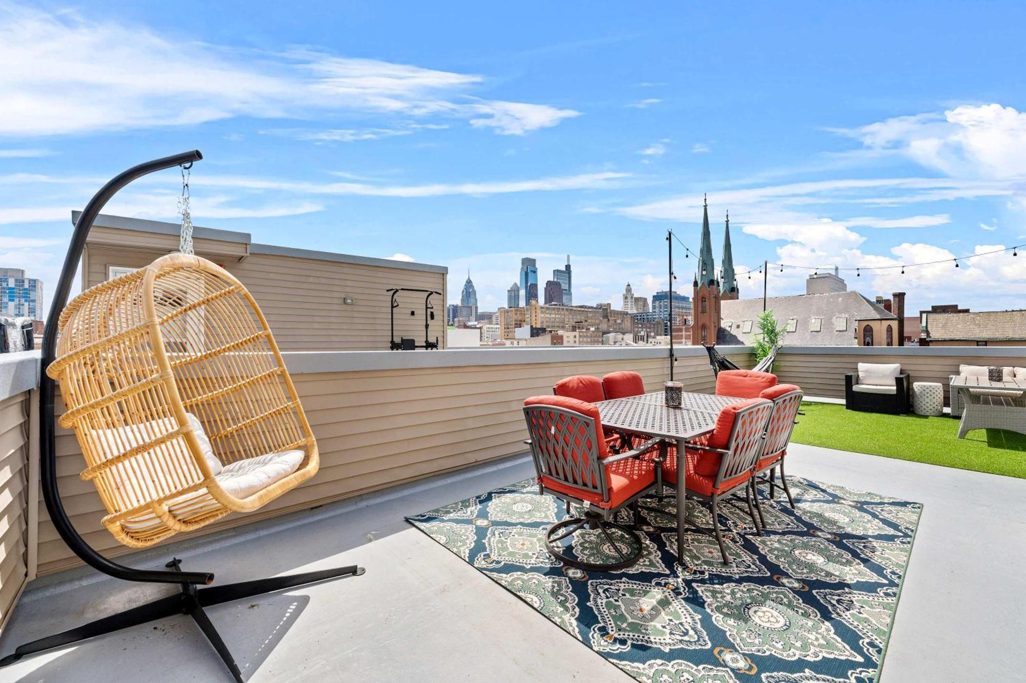 Brand New Dbl Unit Roofdeck Outdoor Patio Villa Philadelphia Exterior photo